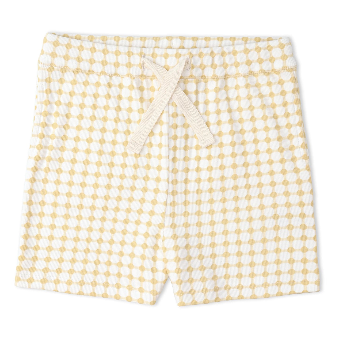 Organic Collar Tee & Short Set | Dotty Gingham