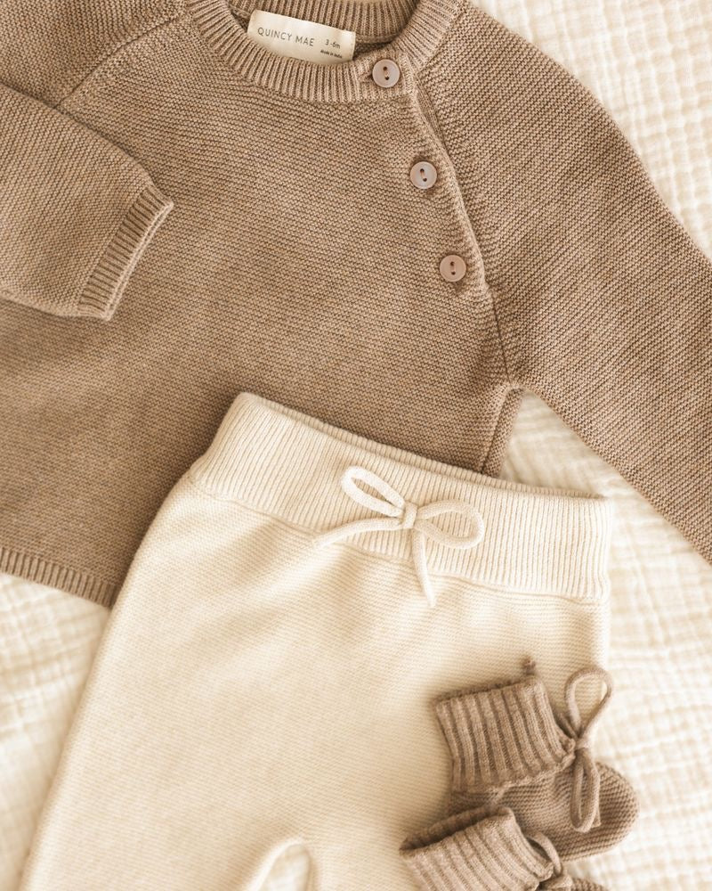 Bailey Knit Sweater | Heathered Mocha