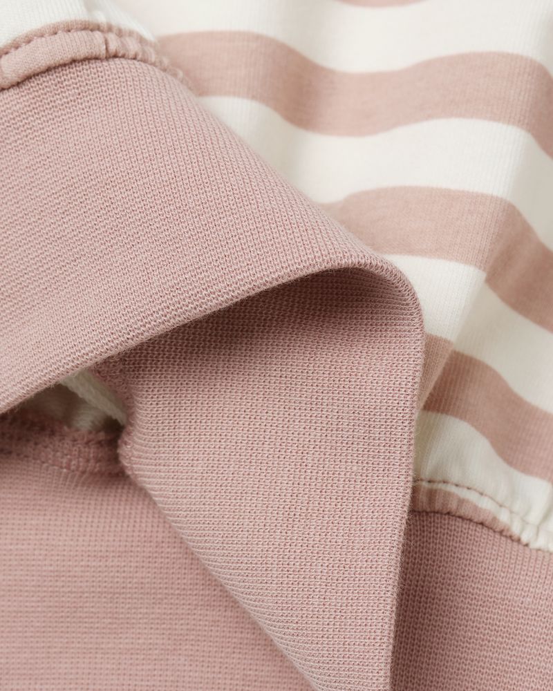 Relaxed Sweatshirt | Pink Stripe
