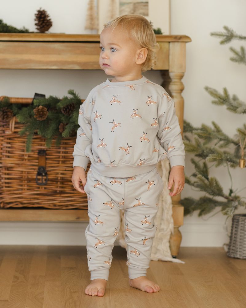 Relaxed Fleece Sweatpant | Reindeer