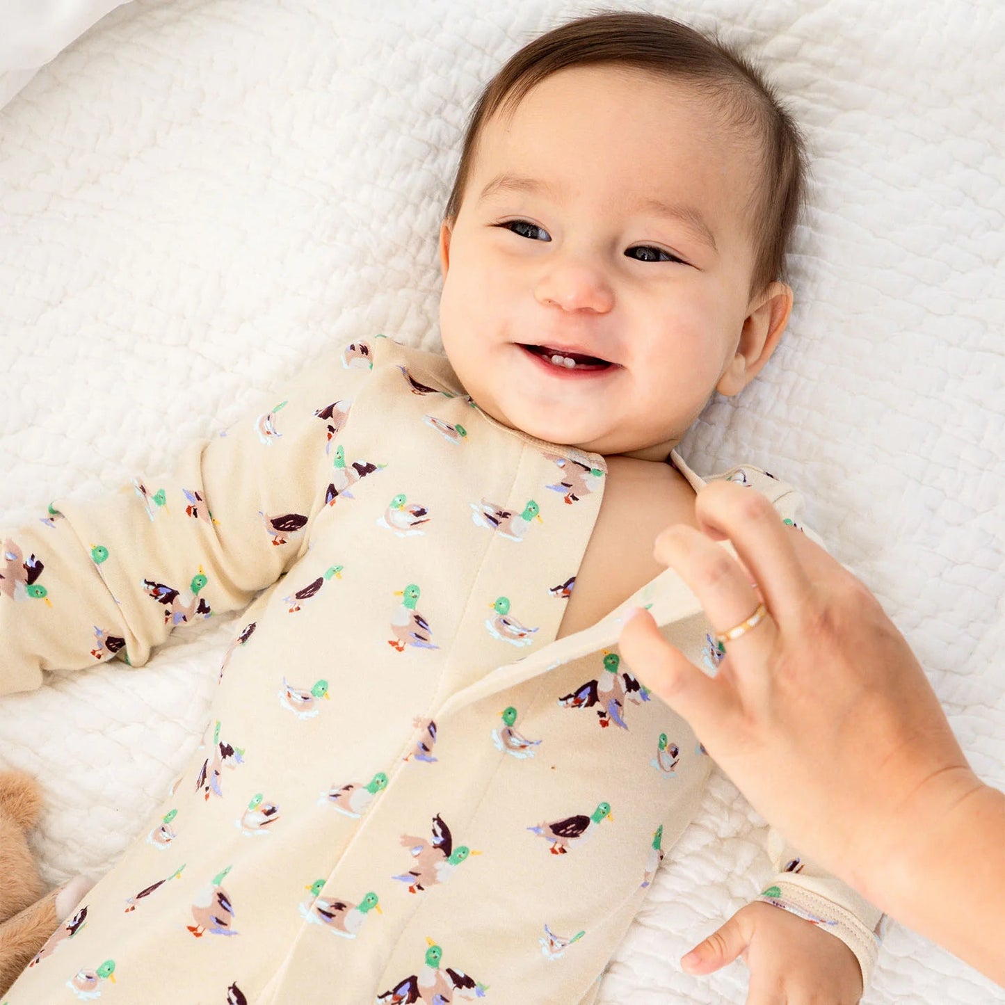 Organcis Cotton Magnetic Footie | Quack Me Up
