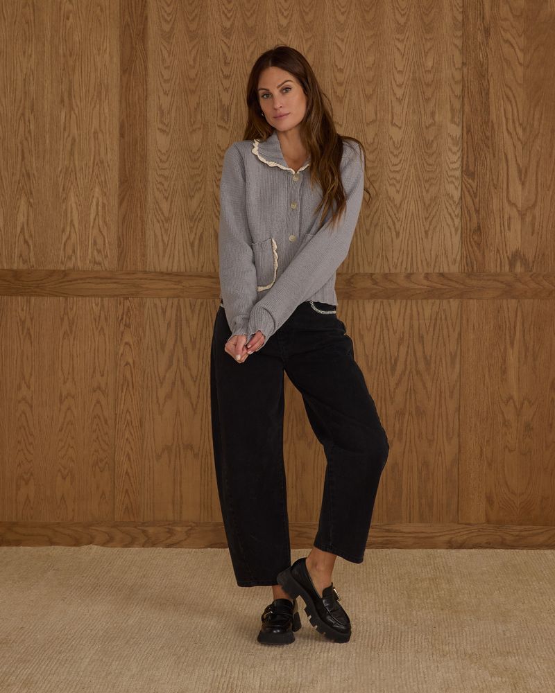 Barrel Denim || Washed Black