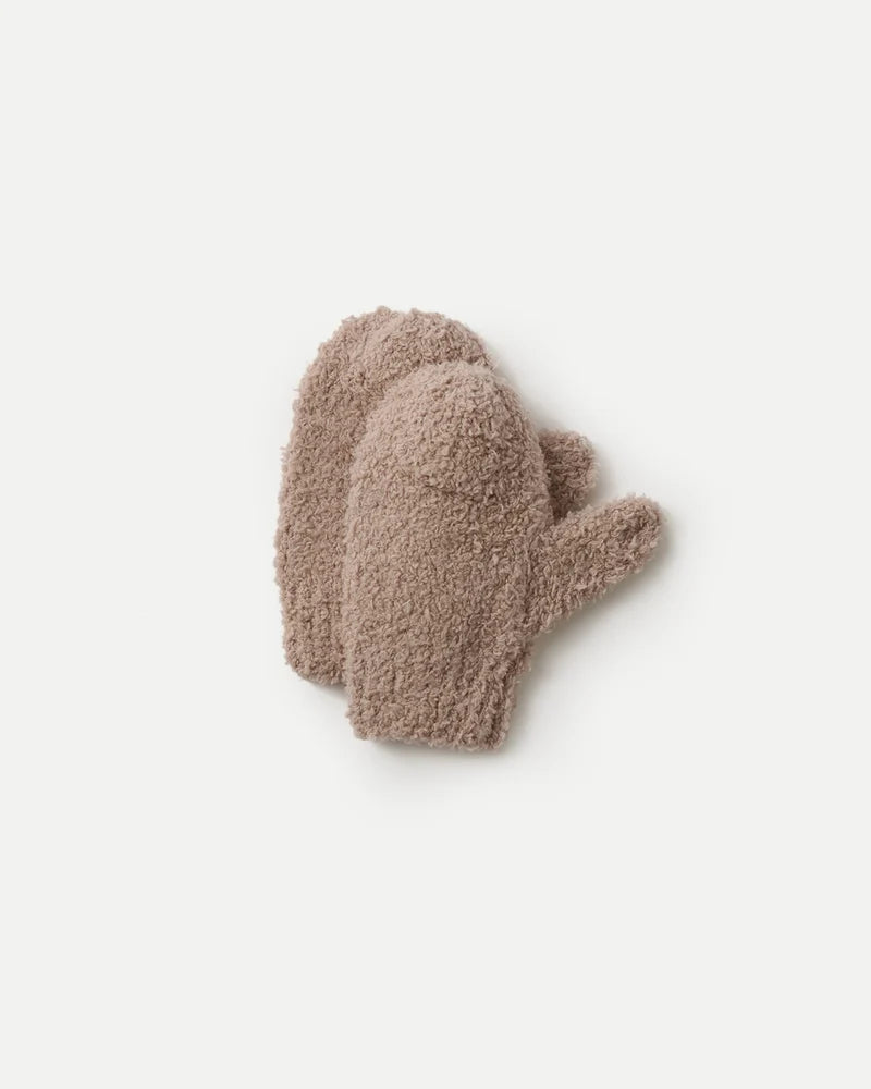 Fuzzy Mittens | Taupe