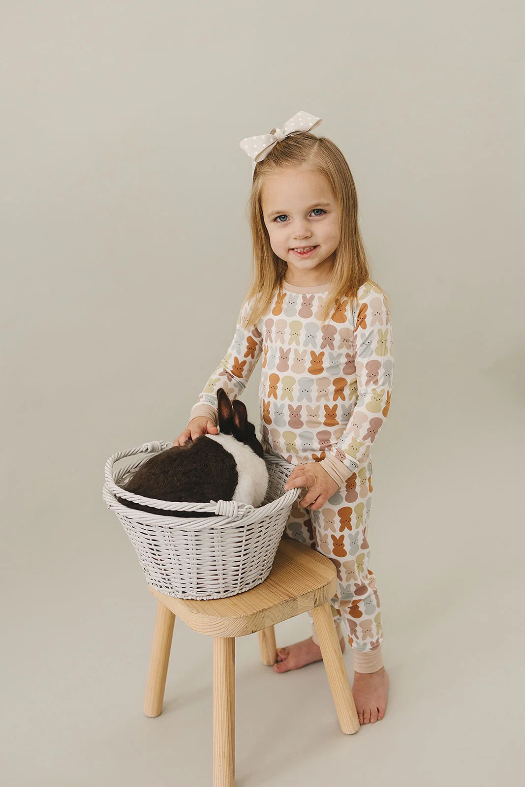 Two-Piece Cozy Set I Blush Bunny