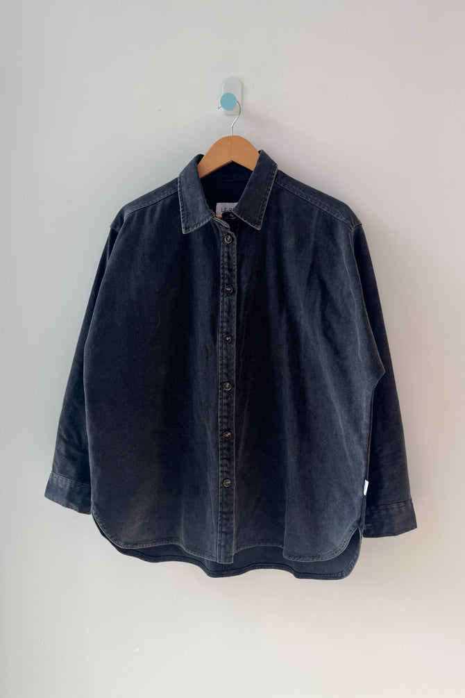 Theo Jacket | Black Denim