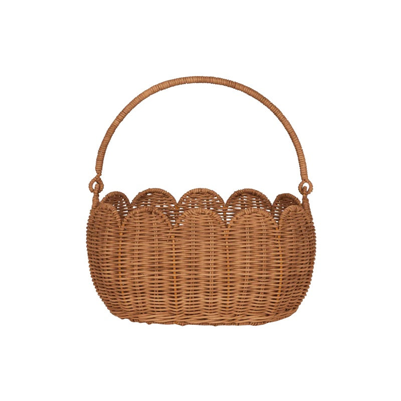 Petal Basket I Natural