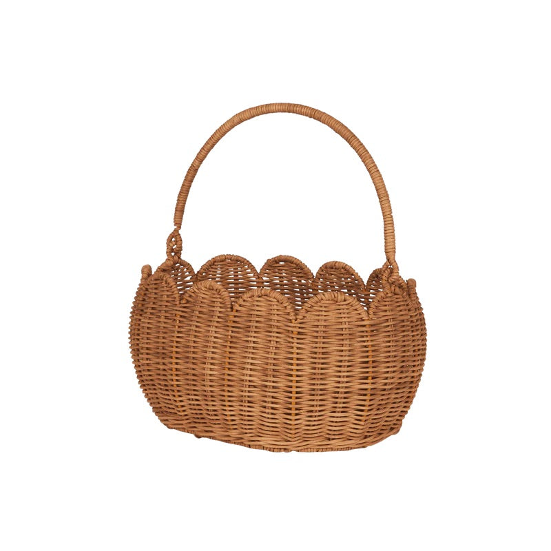 Petal Basket I Natural