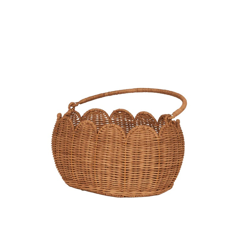 Petal Basket I Natural