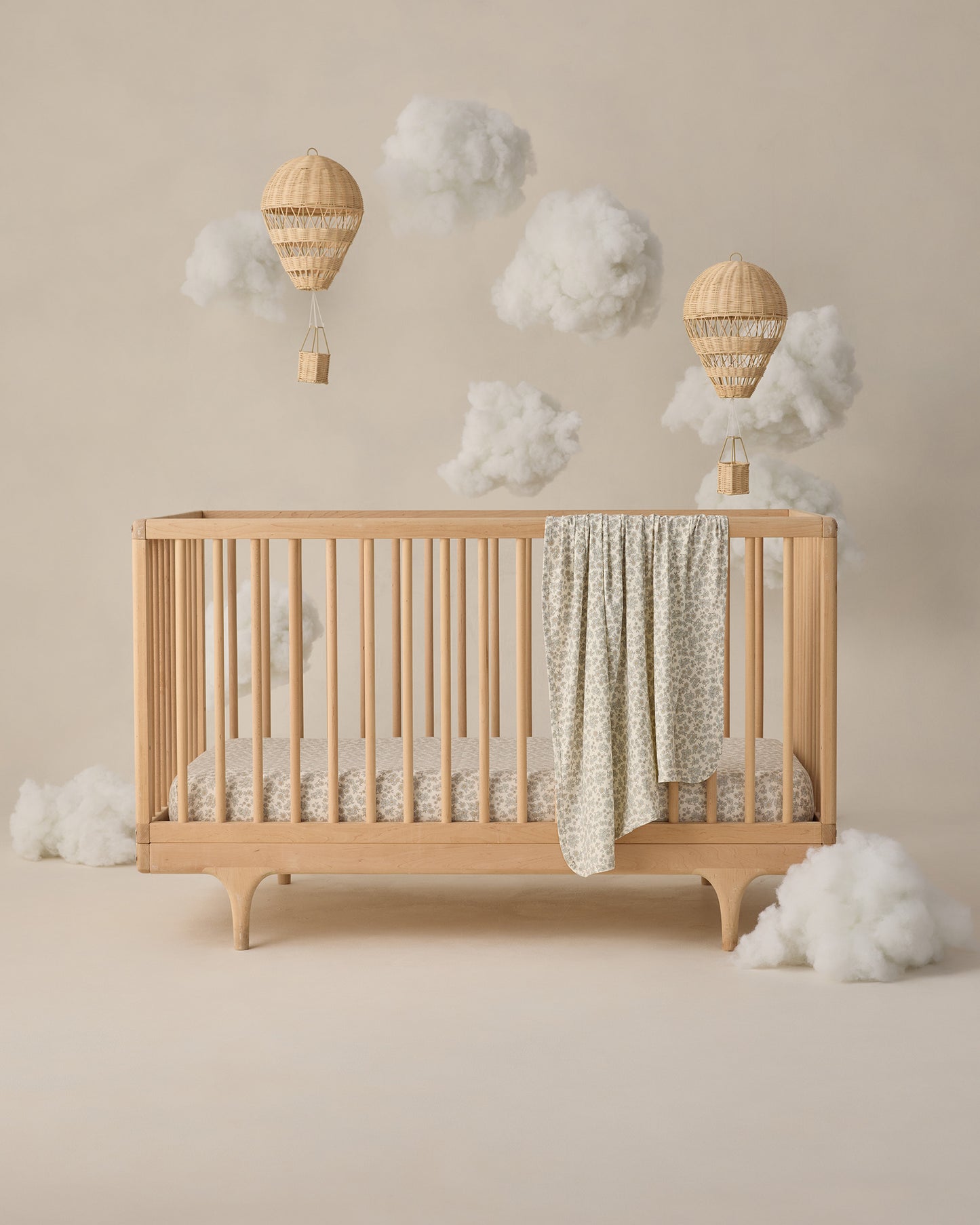 Bamboo Swaddle | Blue Floral