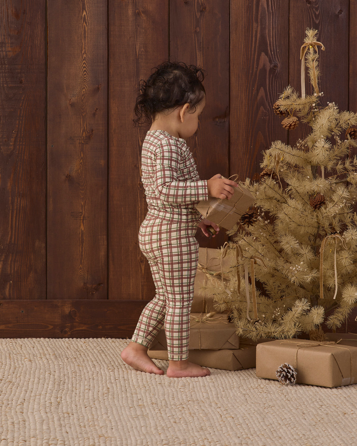 Bamboo Pajama Set | Redwood Check
