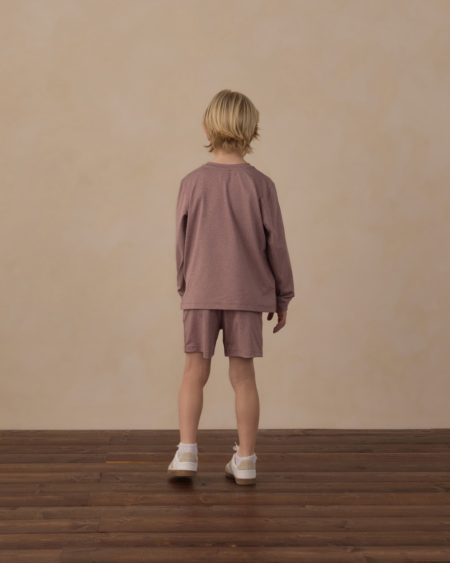 Long Sleeve Pocket Tee | Heathered Mulberry