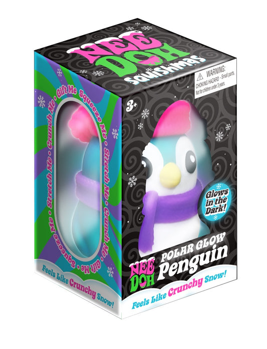 Squishmas Polar Glow Penguin NeeDoh