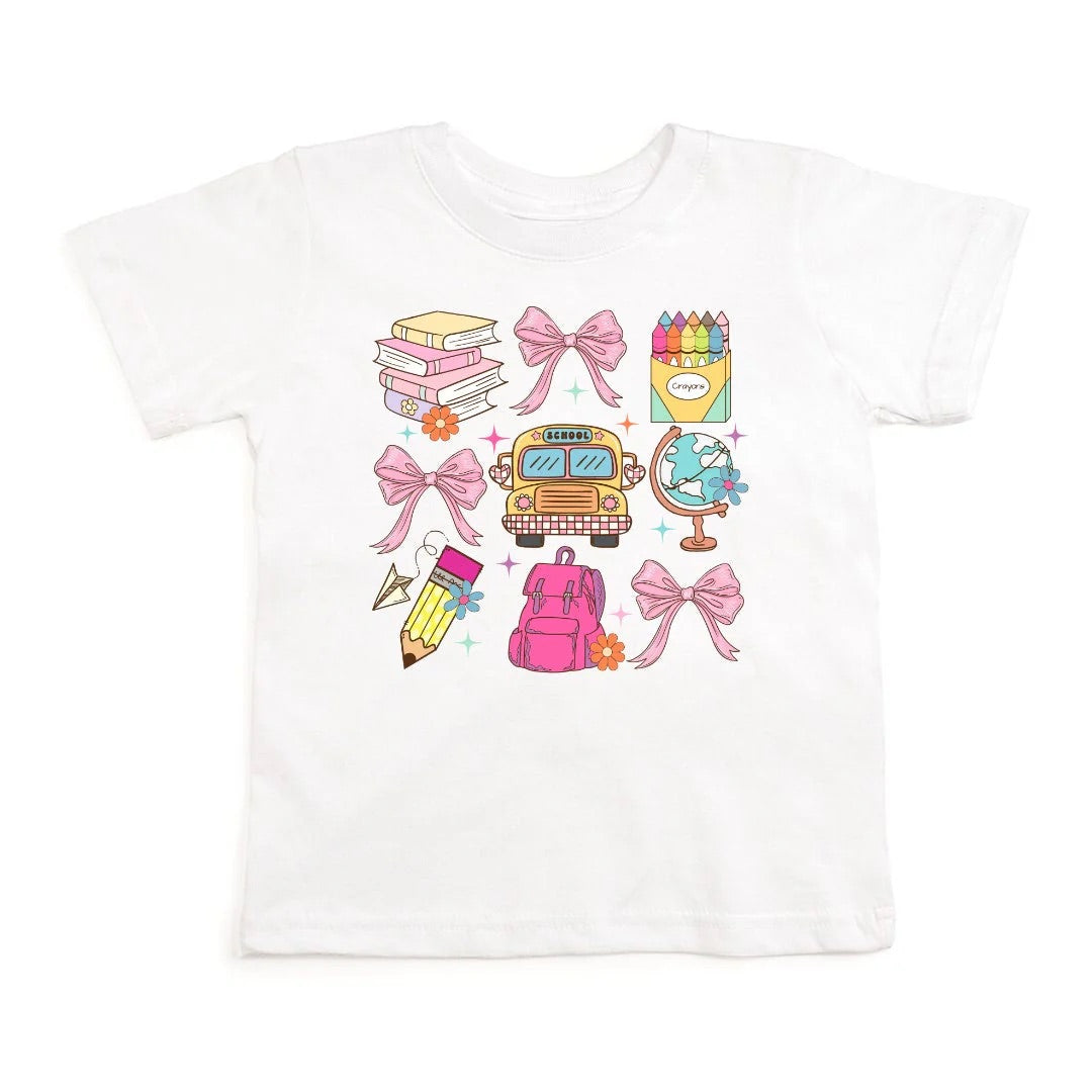 Coquette Short Sleeve T-Shirt | School Doodle
