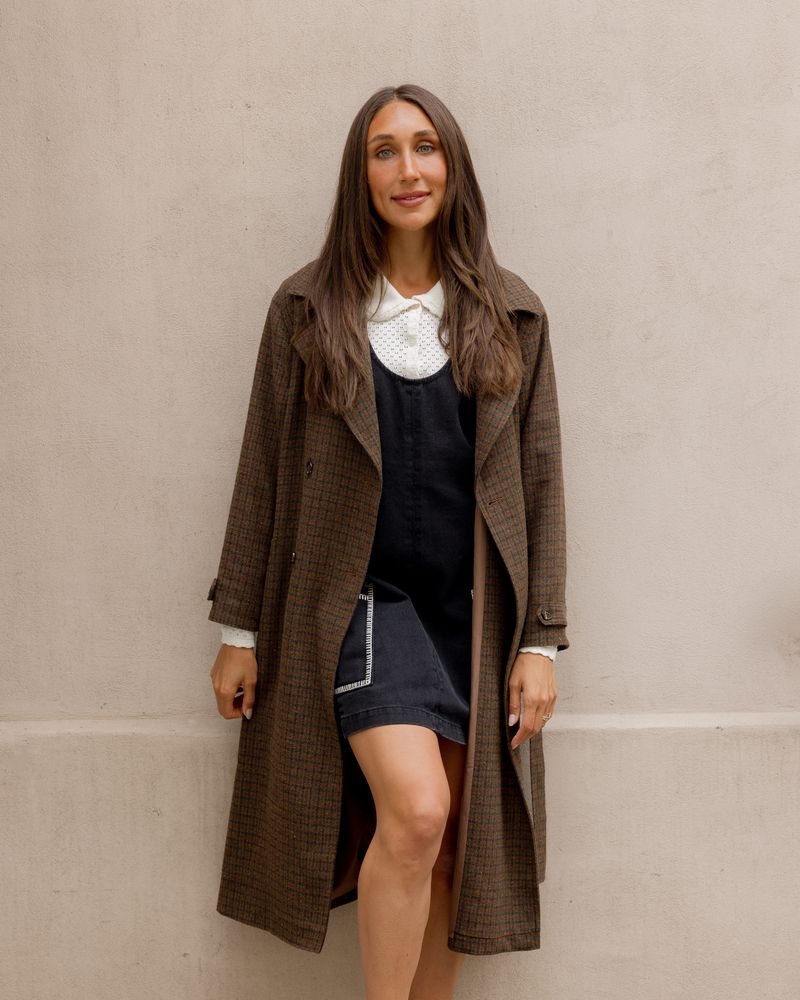 Trench Coat || Brown