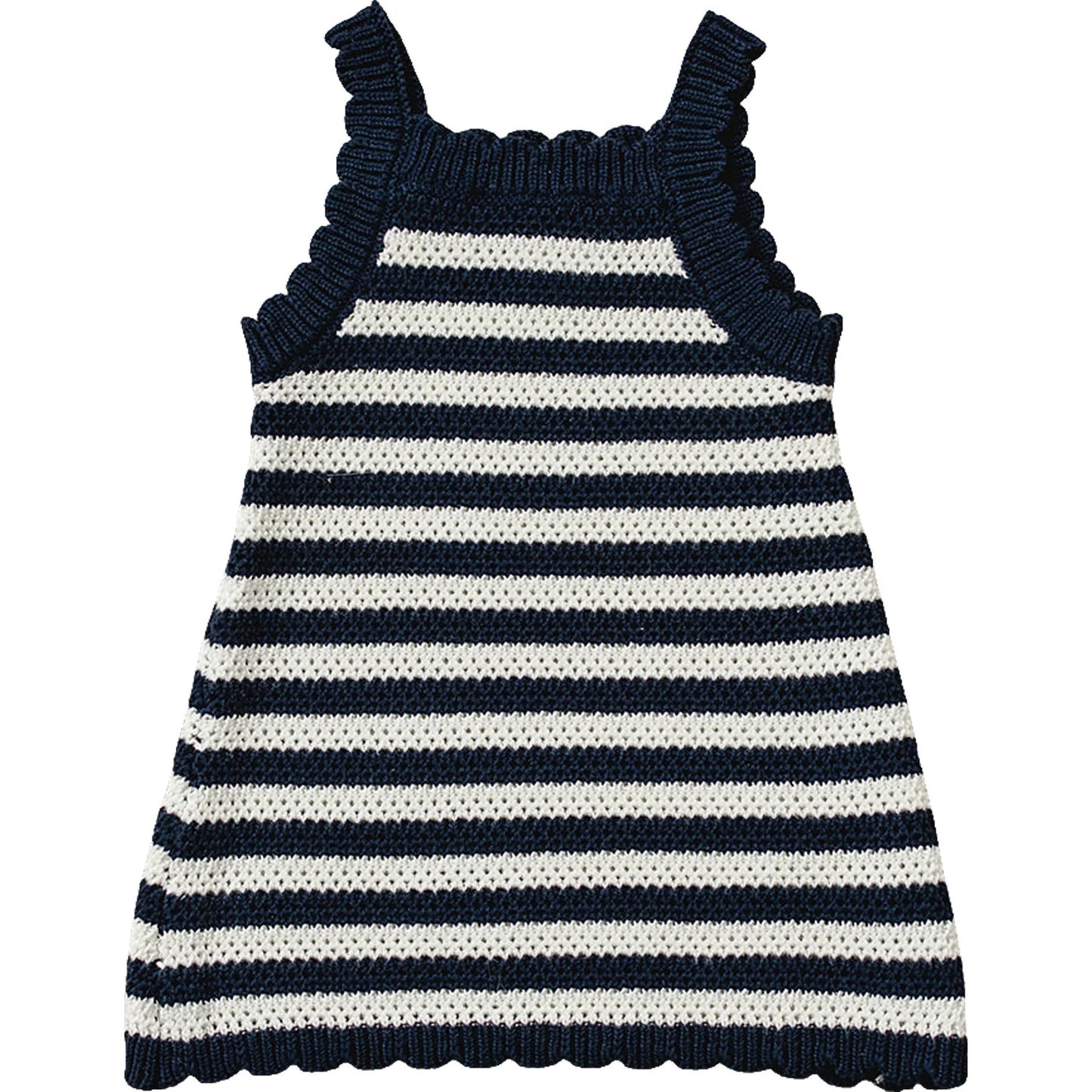Knit Tank Dress I Navy Stripe