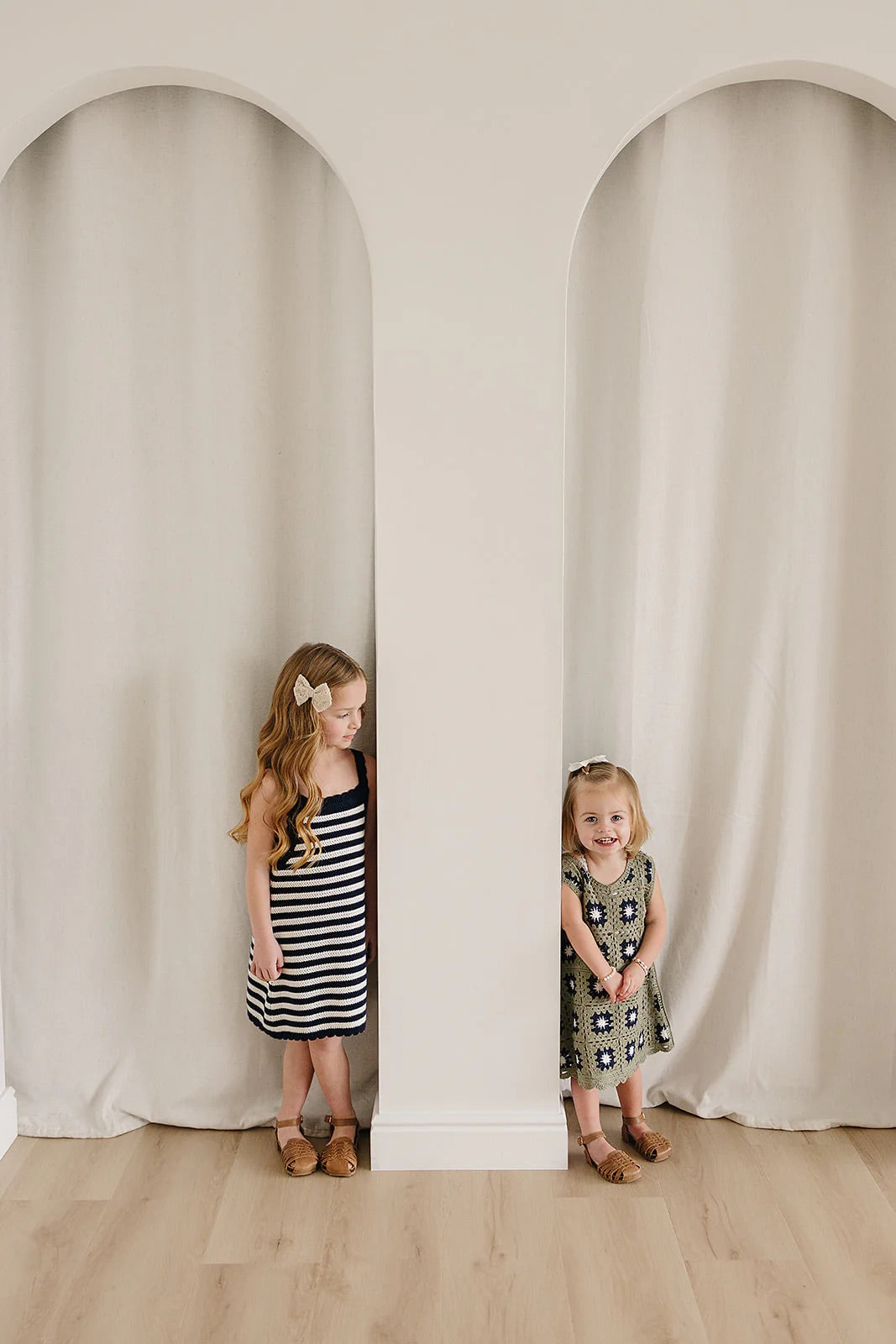 Knit Tank Dress I Navy Stripe