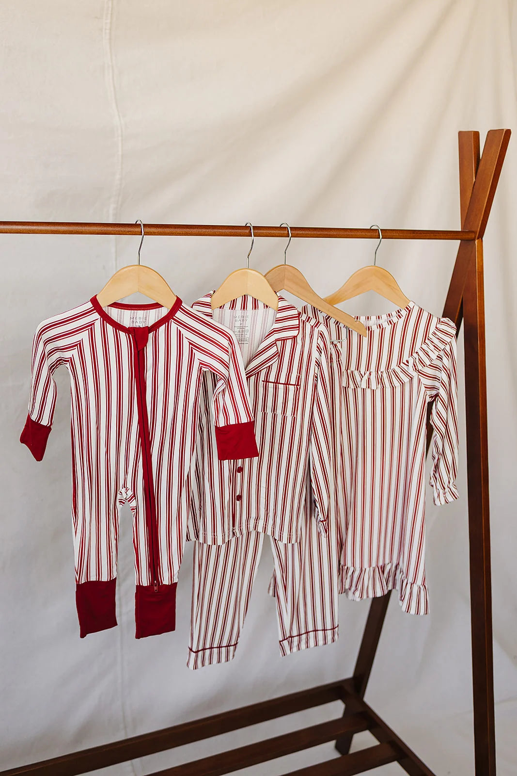 Bamboo Nightgown | Red Stripe