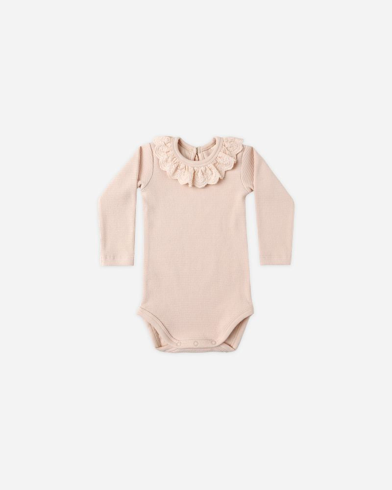 Ruffle Collar Bodysuit | Antique