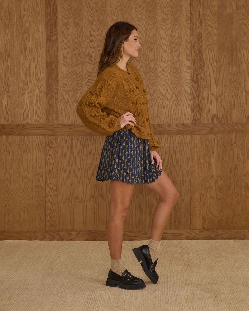 Bobble Cardigan || Golden
