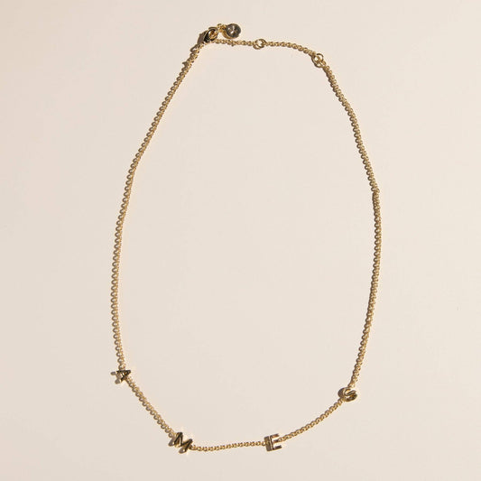 AMES Initial Necklace