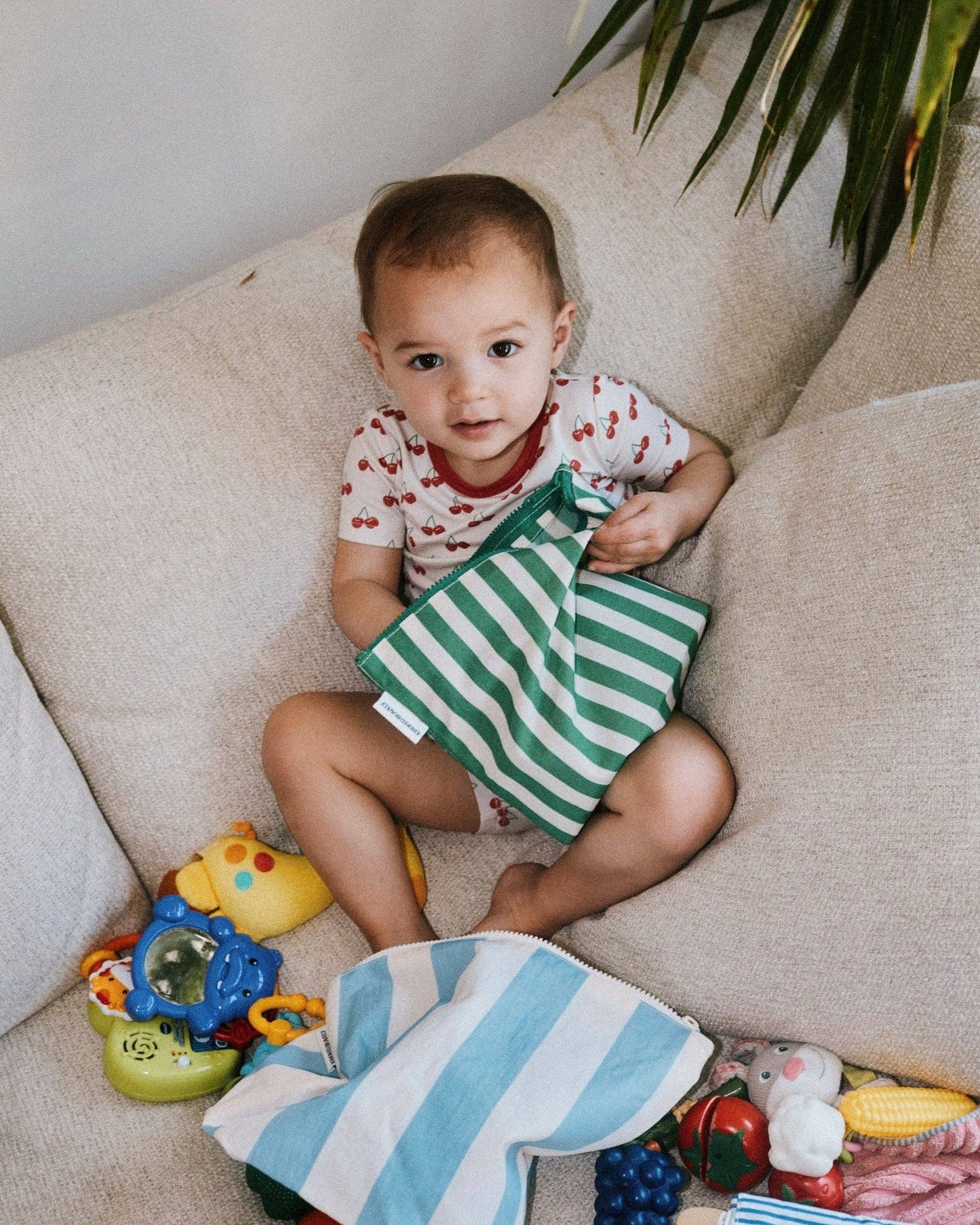Zipper Pouch Set | Stripe