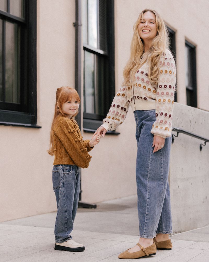 Bobble Cardigan | Golden