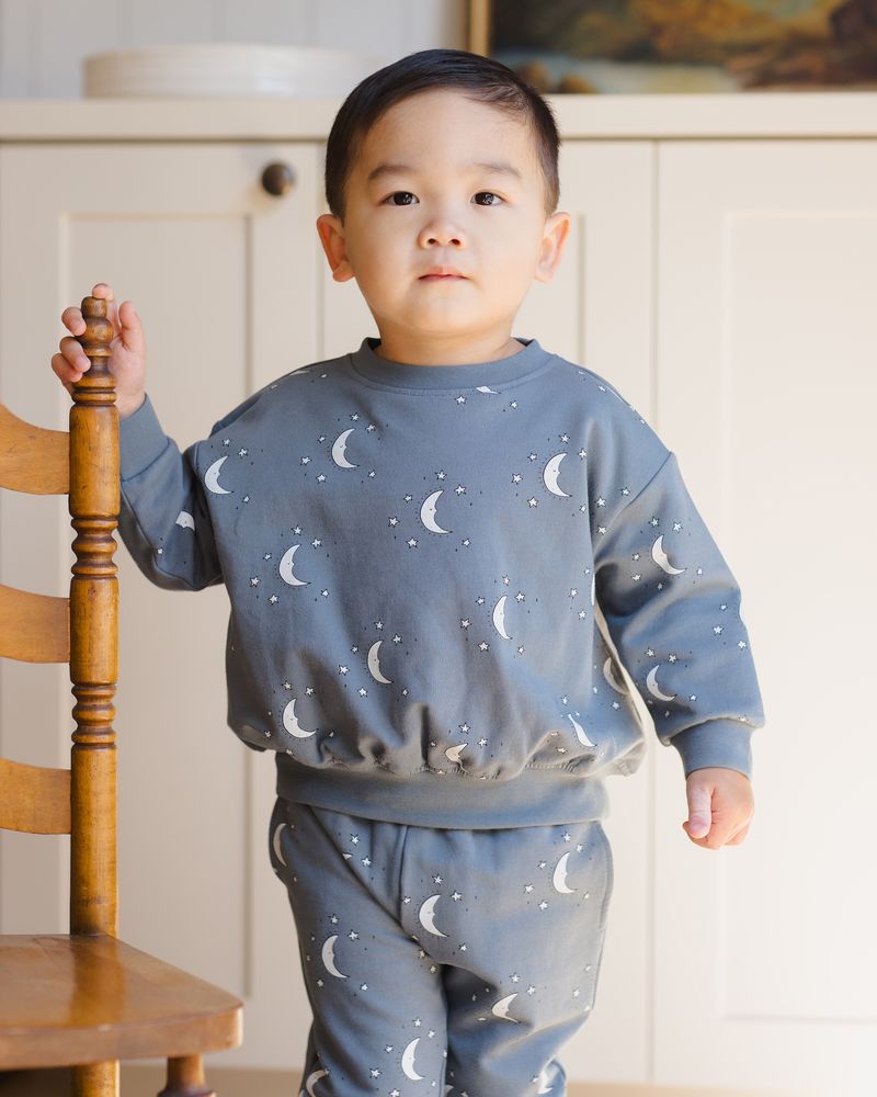 Relaxed Sweatshirt | Silver Moons