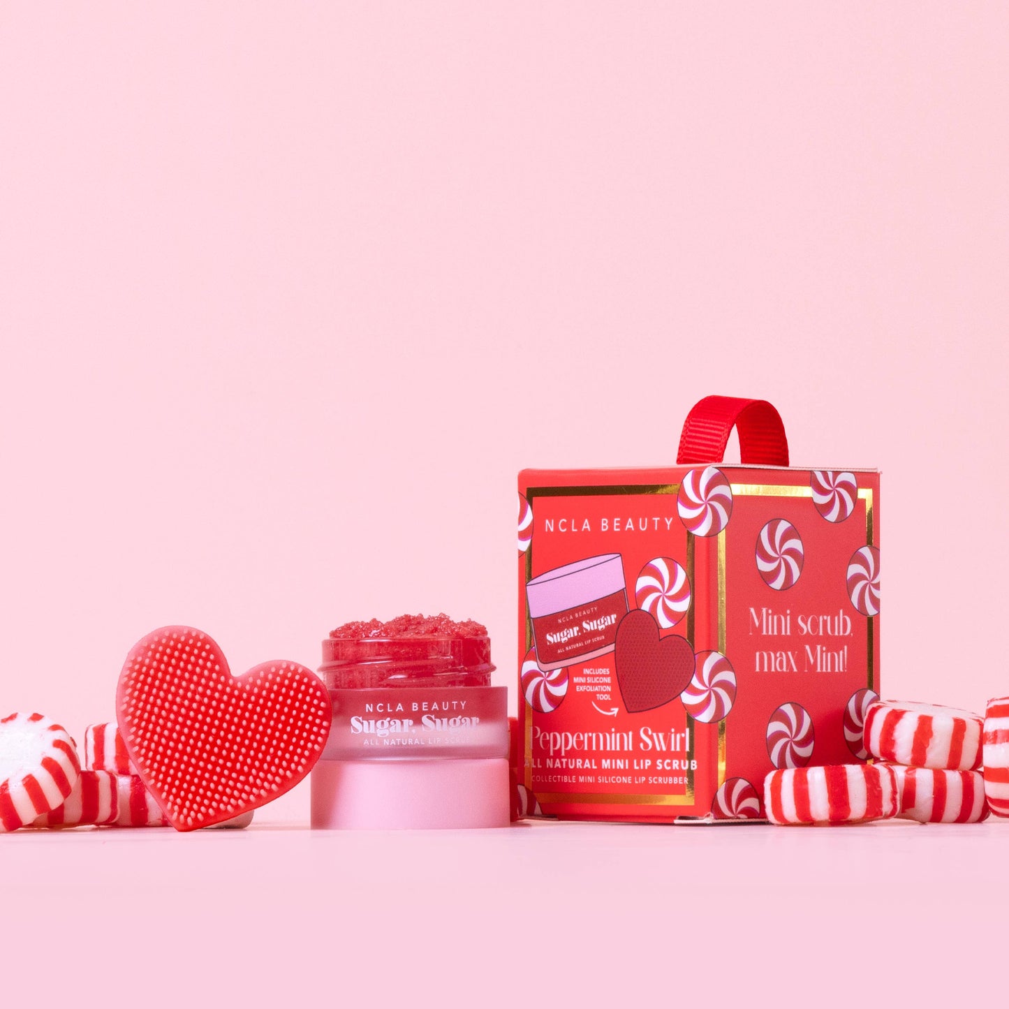 Lip Scrub Gift Set | Peppermint Swirl