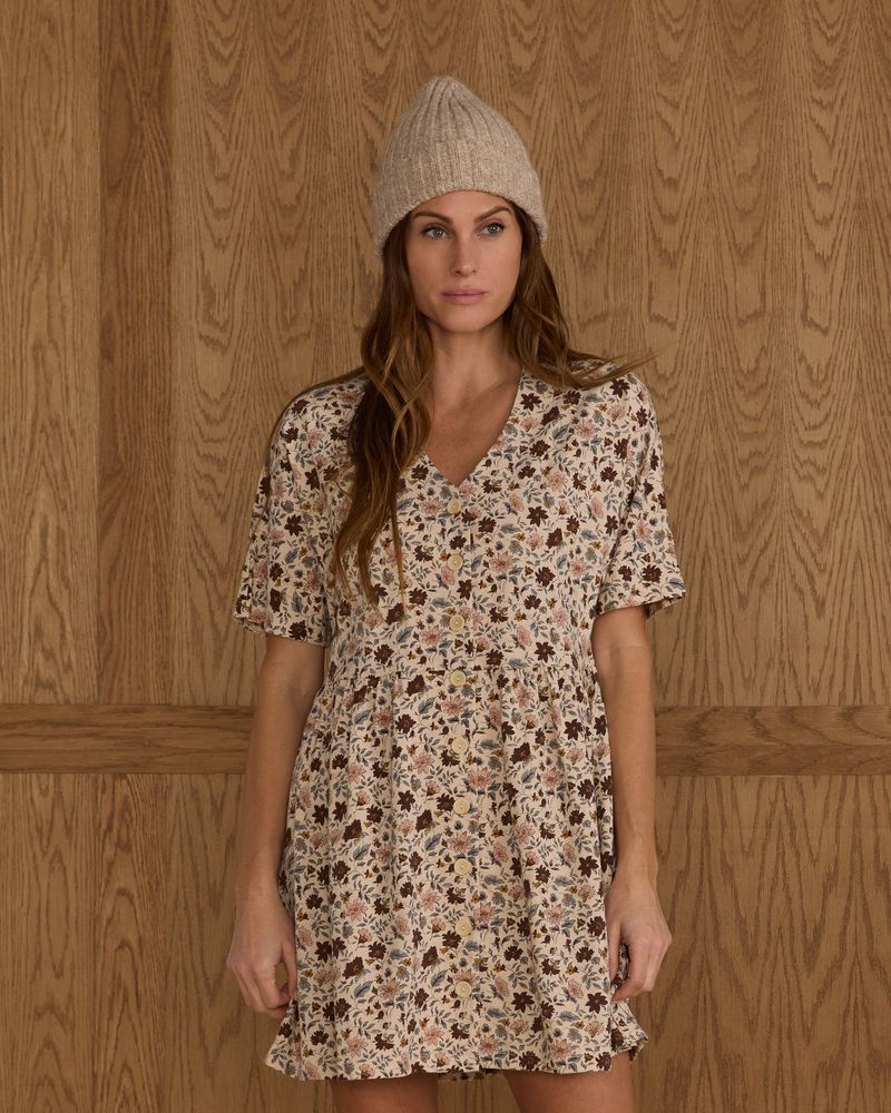Button Jersey Mini Dress || Posy