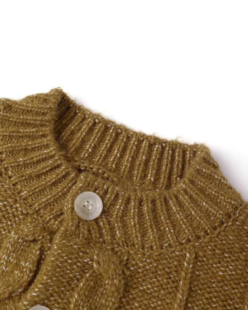 Bobble Cardigan | Golden