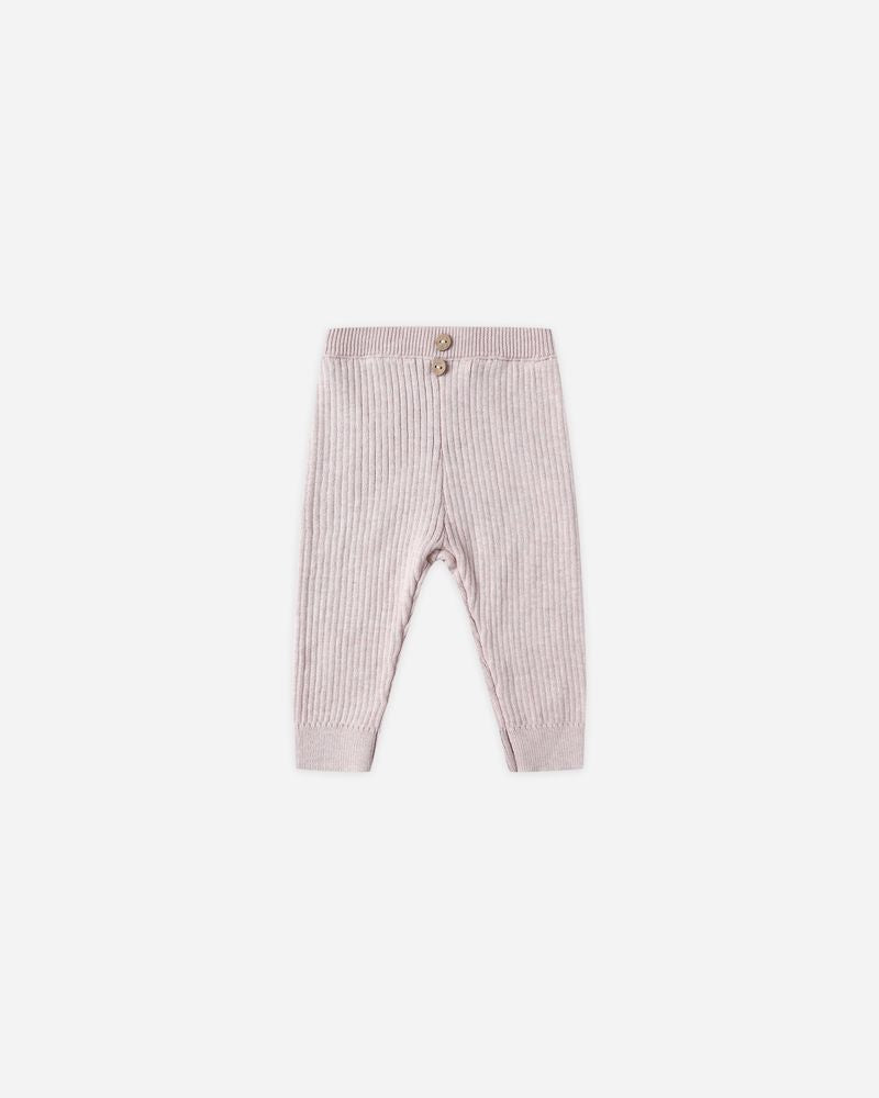 Rib Knit Legging | Lilac