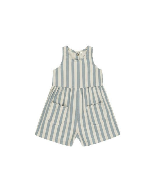 Dani Romper I Ocean Stripe