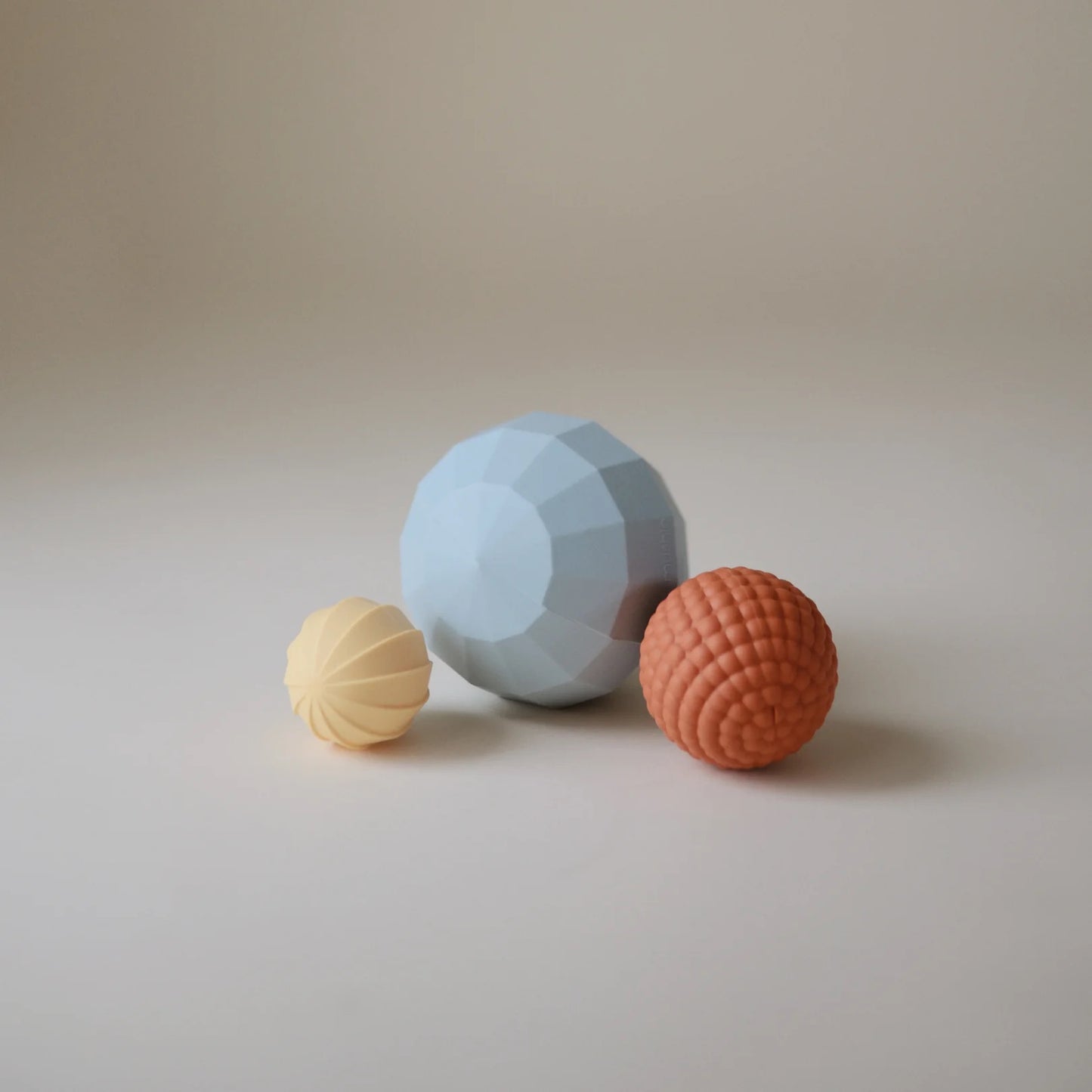 Nesting Spheres Sensory Toy I Powder Blue