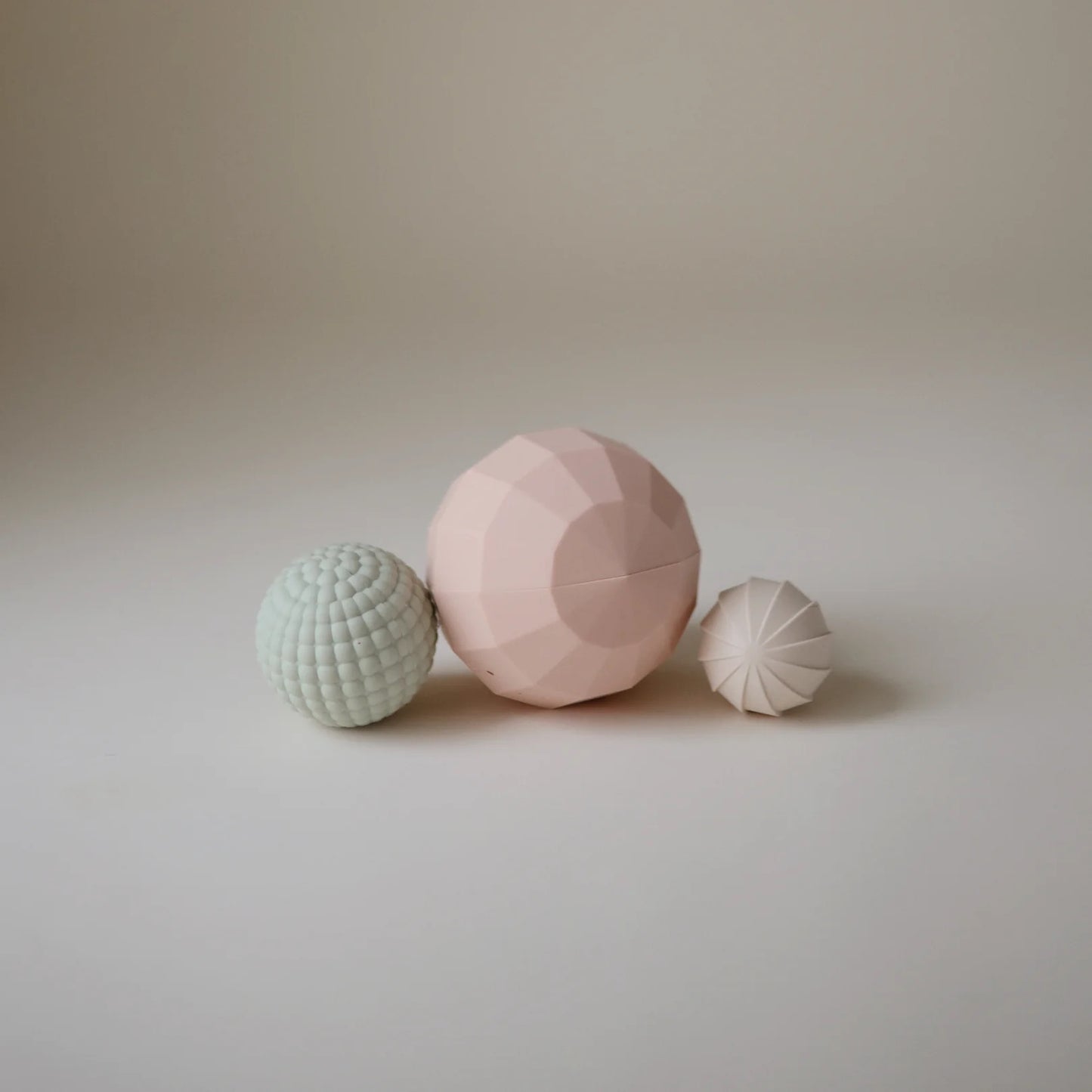 Nesting Spheres Sensory Toy I Blush