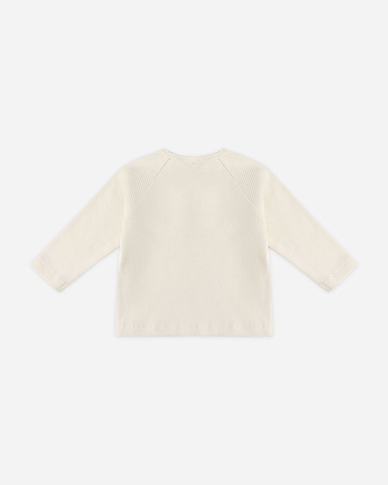 Henley Knit Top | Natural