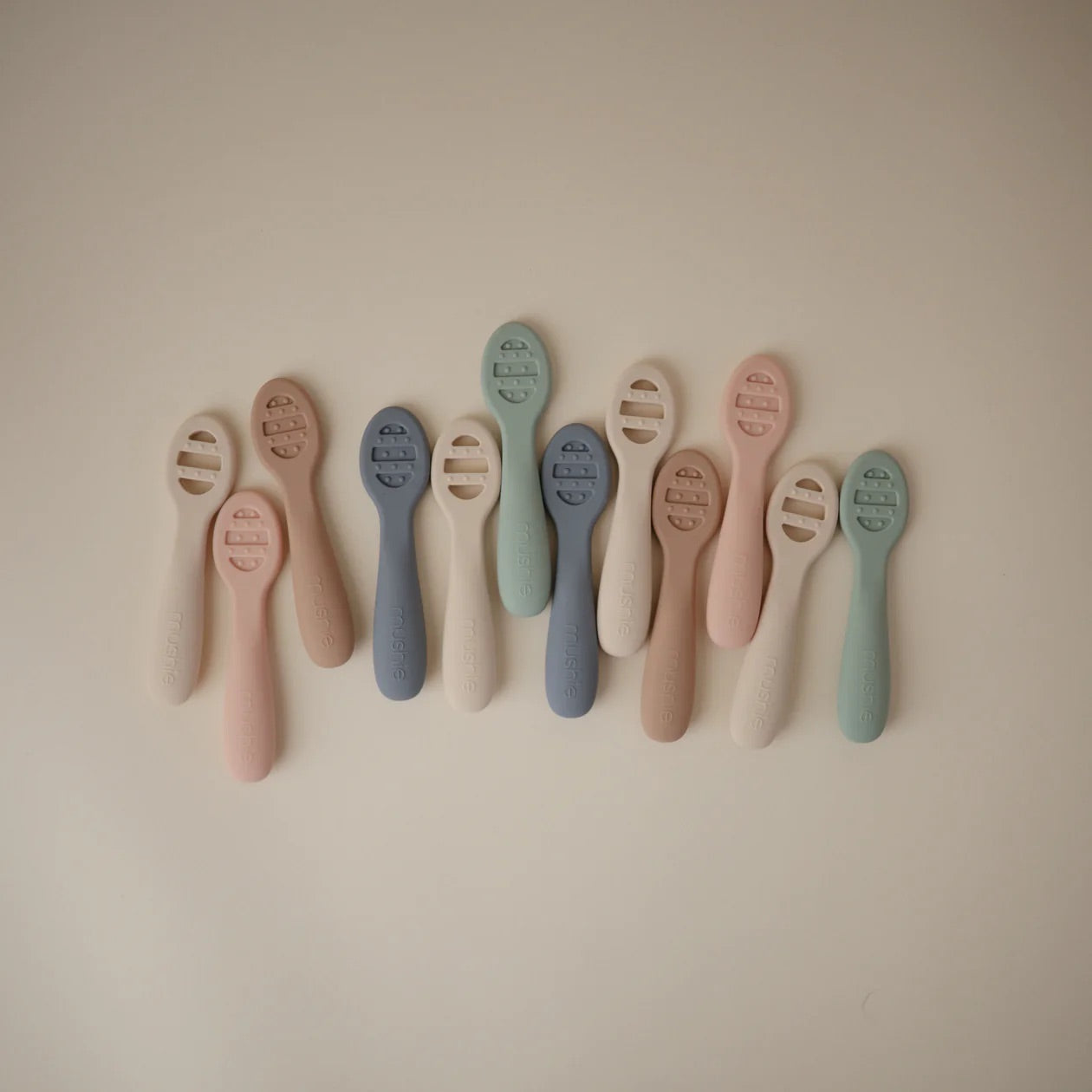 First Feeding Baby Spoons | Blush/Shifting Sand