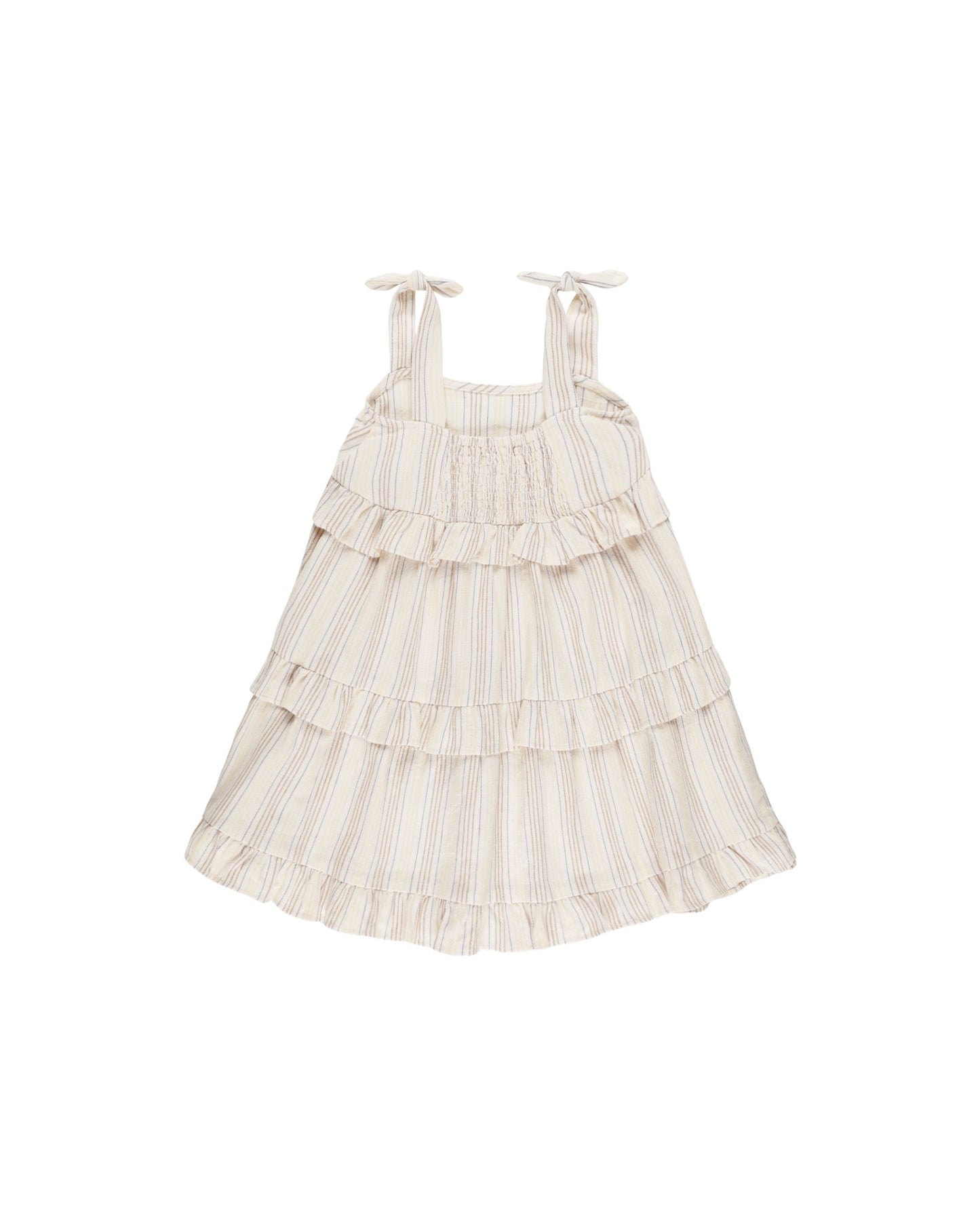 Ruffle Swing Dress I Summer Stripe