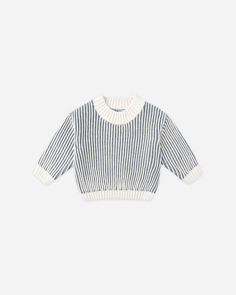 Relaxed Knit Sweater | Ocean