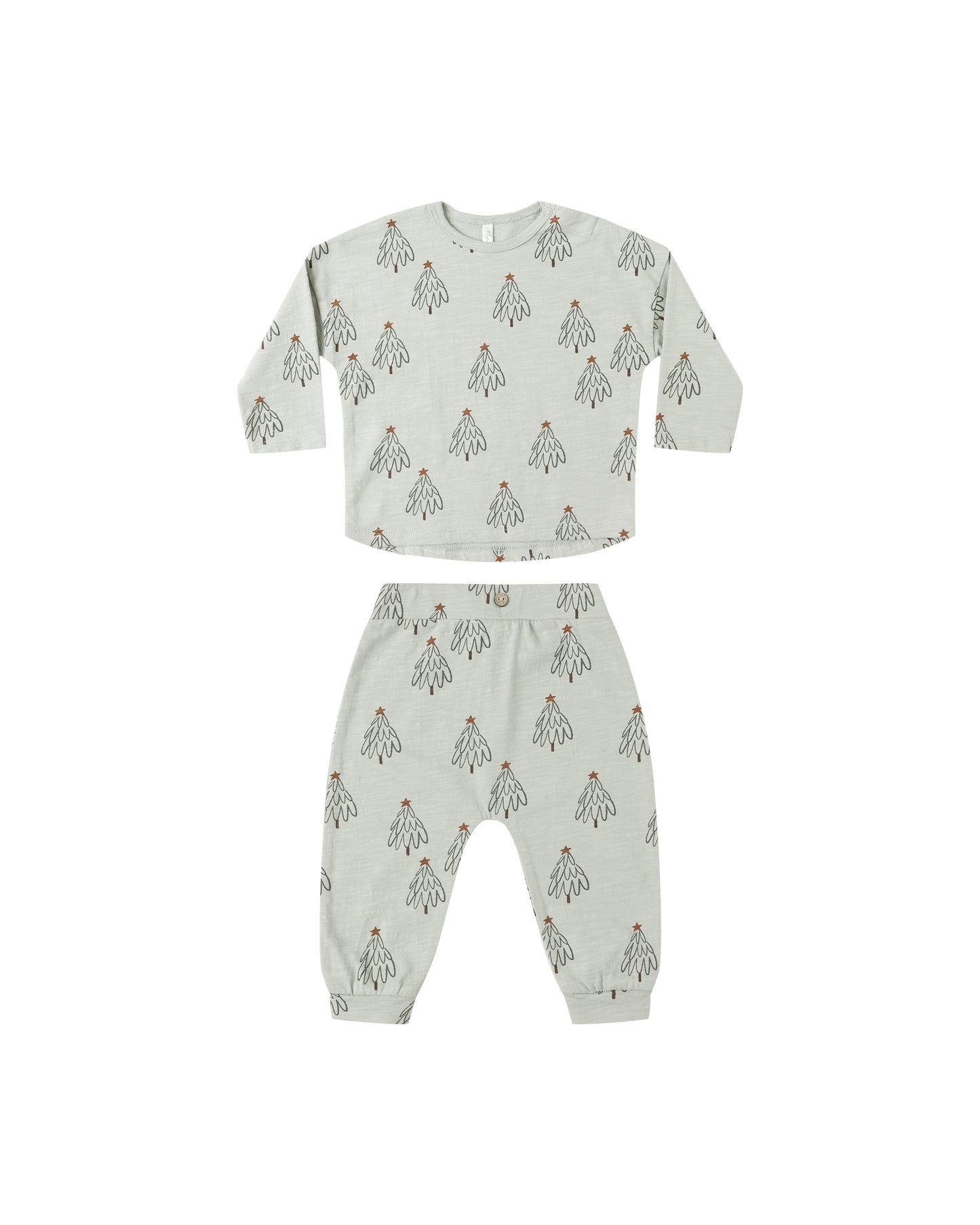 Long Sleeve Tee + Pant Set | Trees