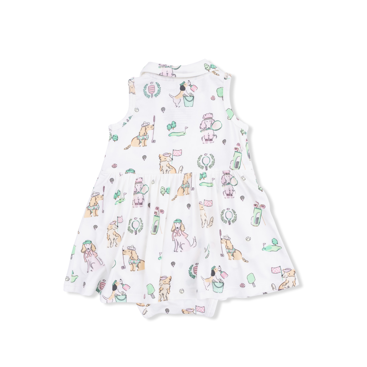 Bamboo Polo Tennis Dress | Country Club Dogs Pink
