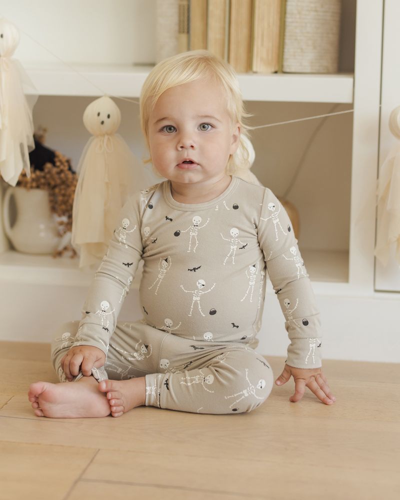 Bamboo Pajama Set | Skeletons