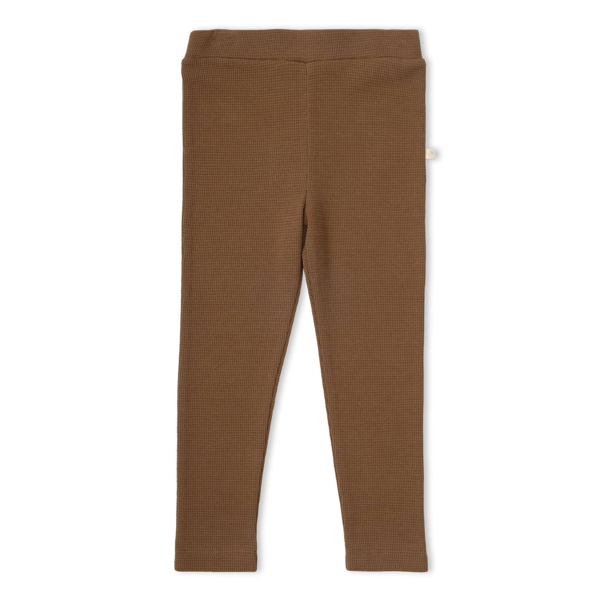 Organic Legging Set of 2 - Chestnut Bloom + Brown: 12-18M
