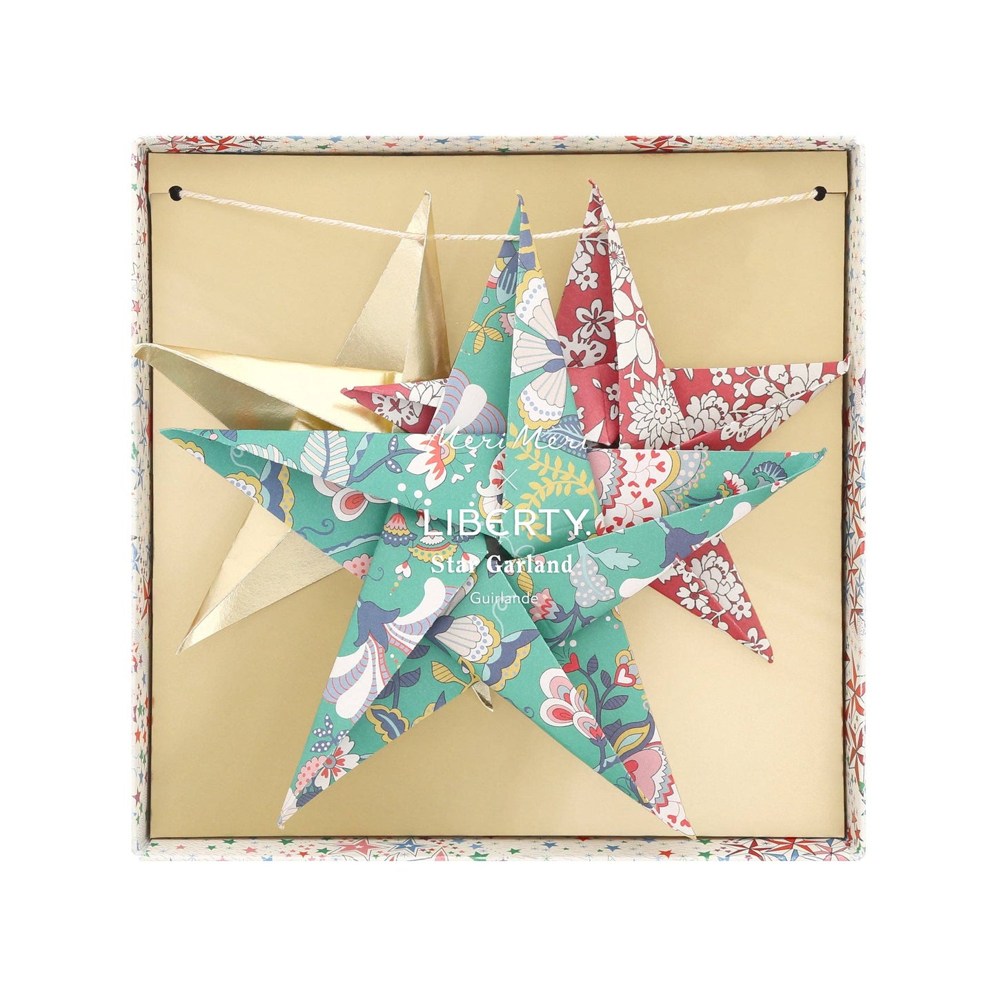 Origami Star Garland | Meri Meri X Liberty