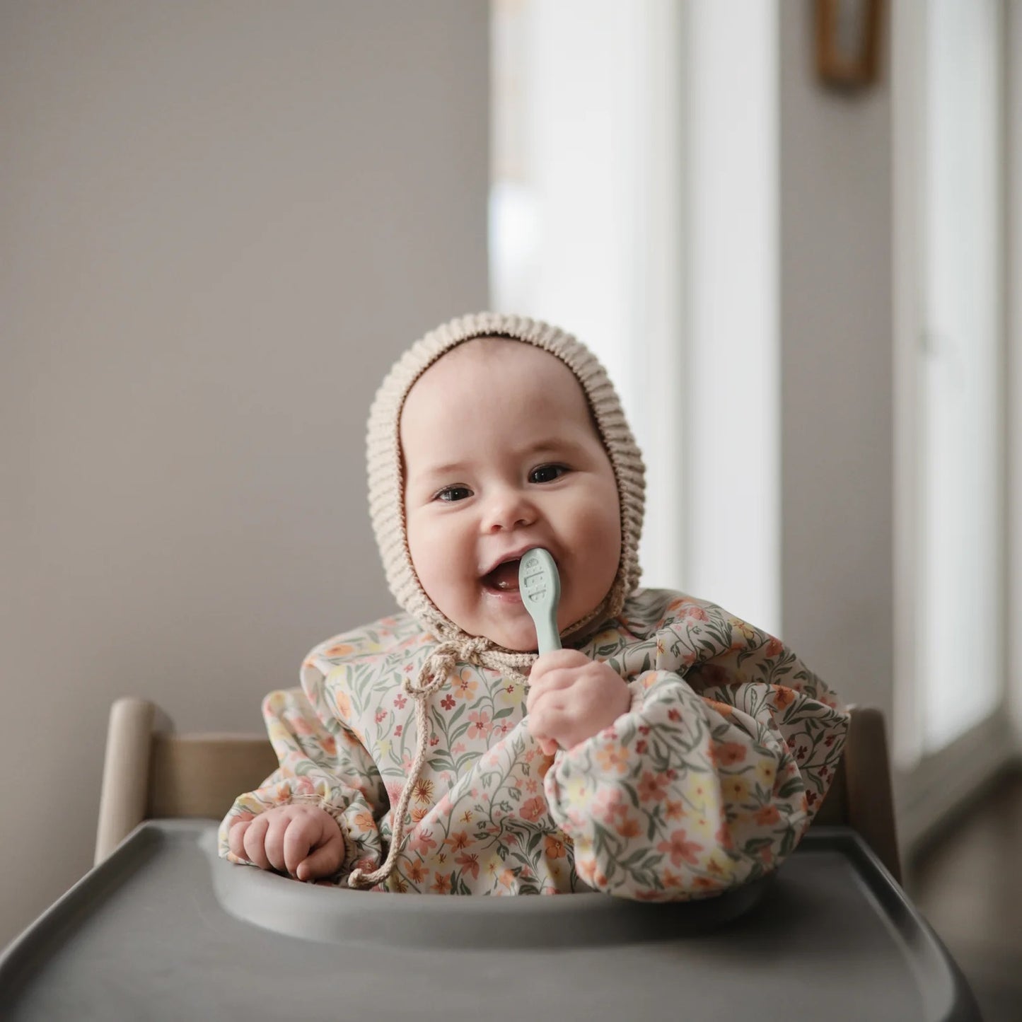 First Feeding Baby Spoons I Cambridge Blue/Shift Sand