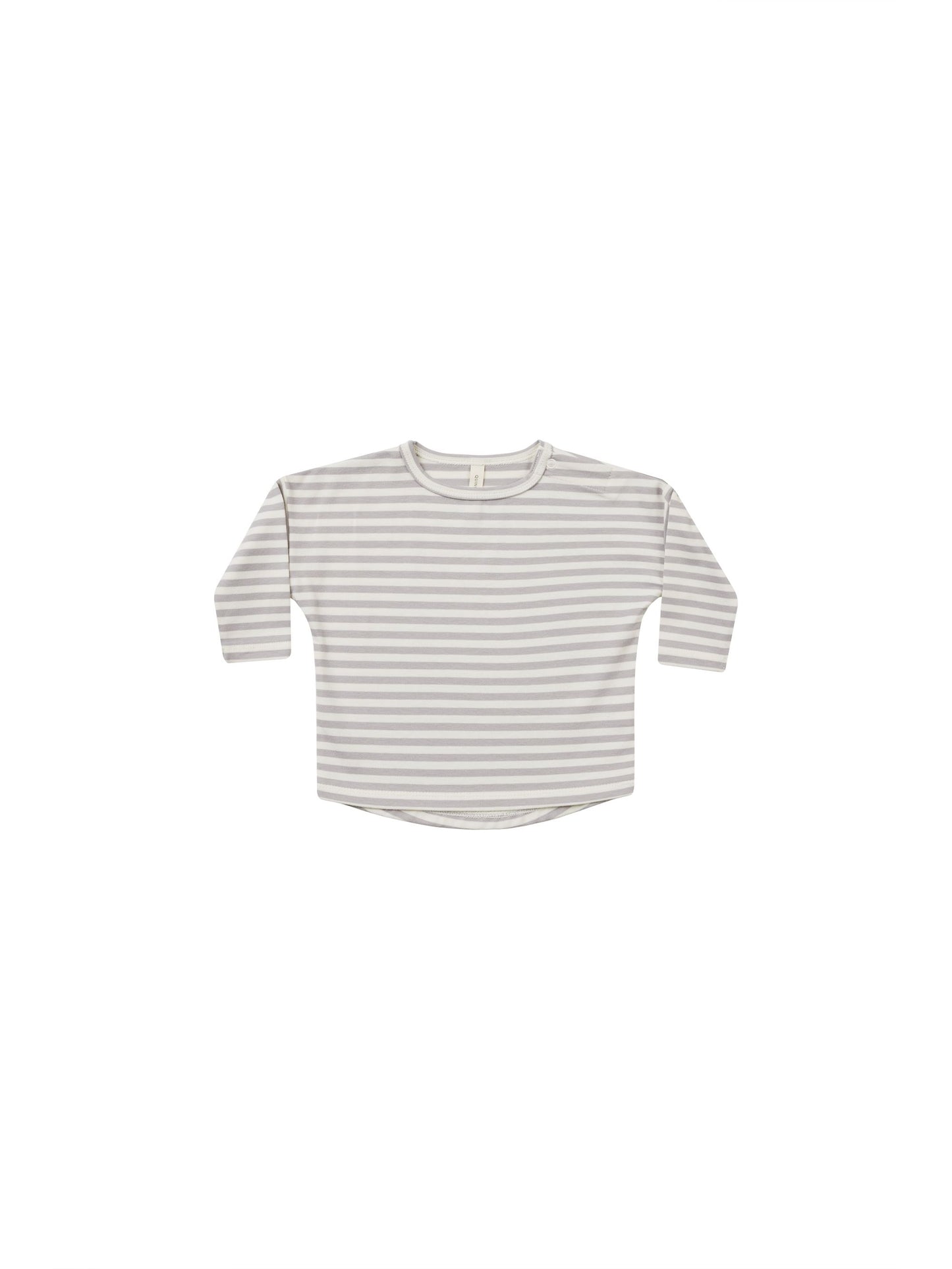 Long Sleeve Tee I Periwinkle Stripe