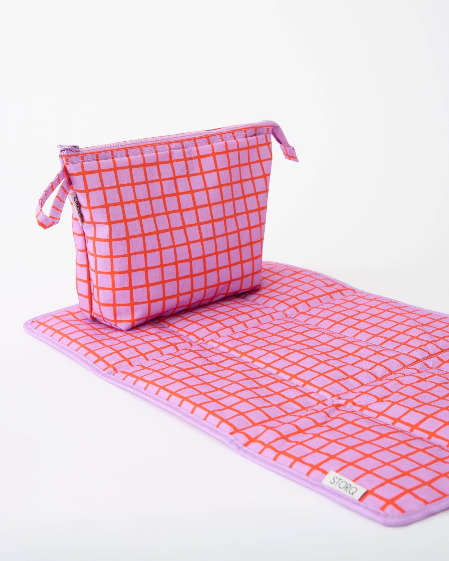Fall Colors: Quick Change Kit Bag: Orchid Grid
