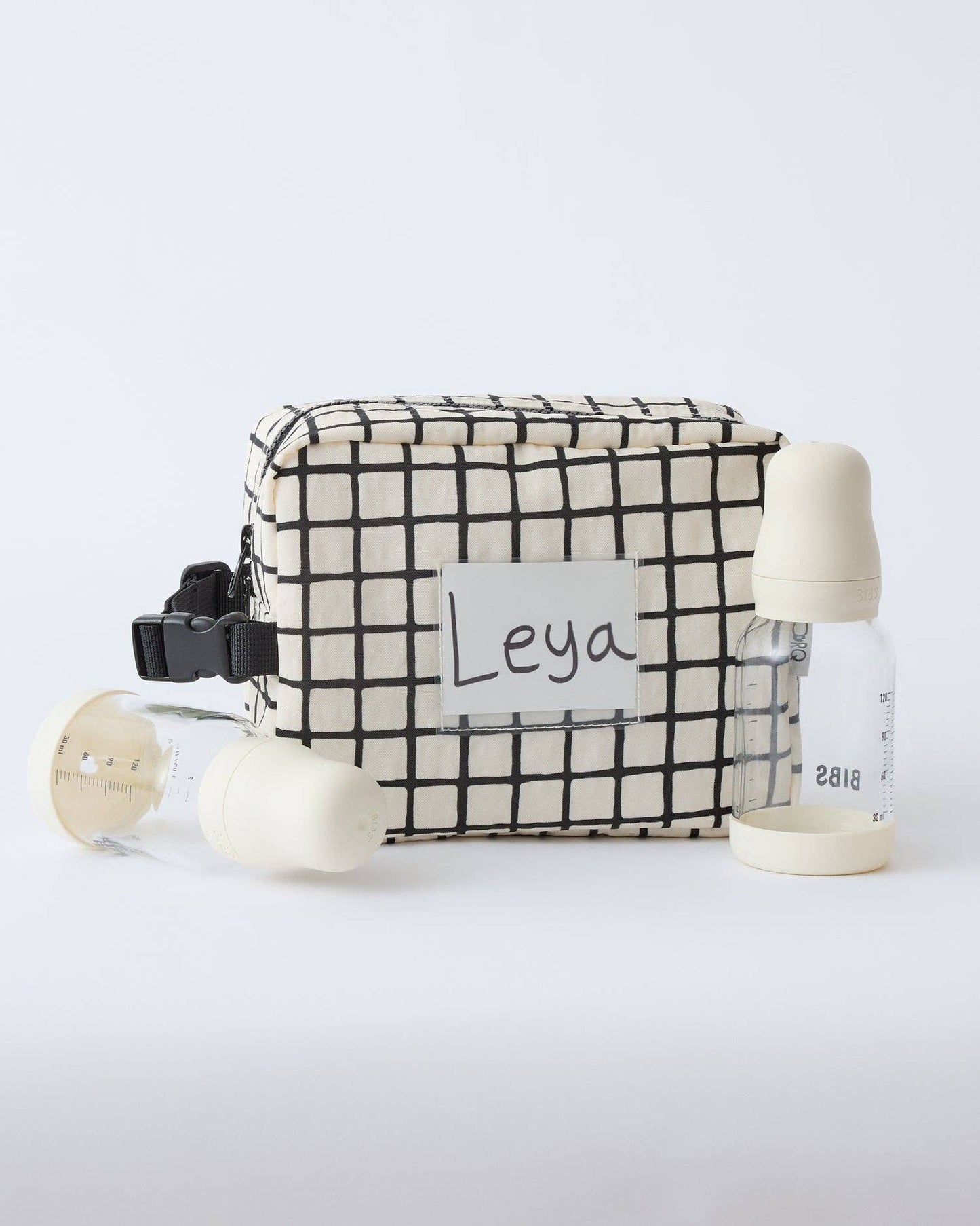 Fall Colors: Mini Cooler Bag: Black Grid