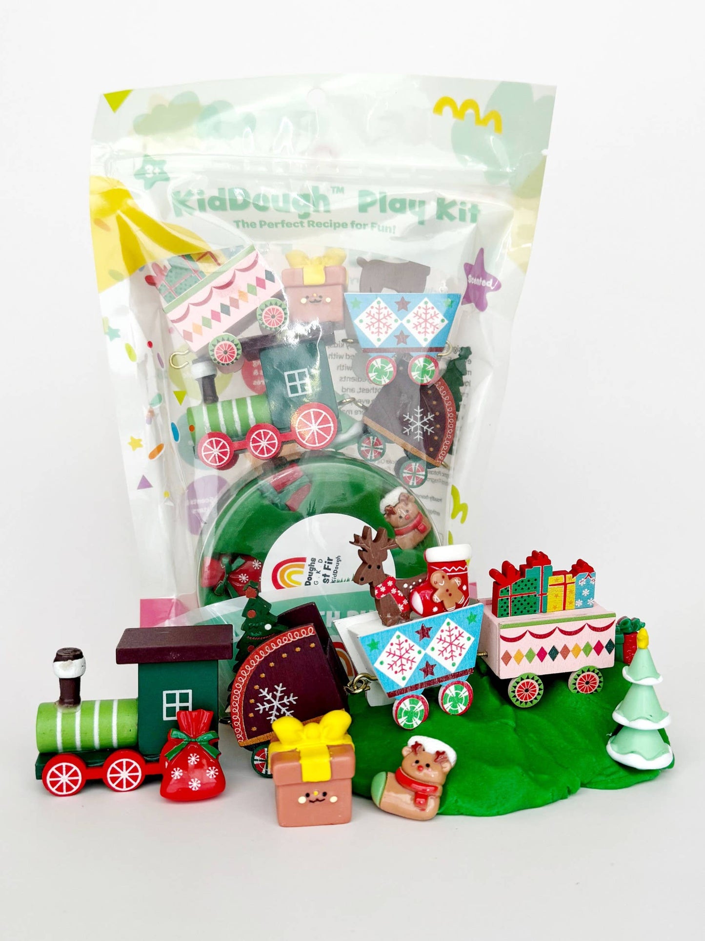 KidDough Play Kit I Christmas Train