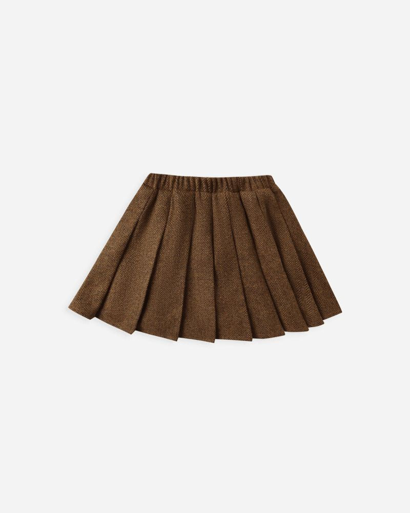 Pleated Mini Skirt | Rustic Plaid