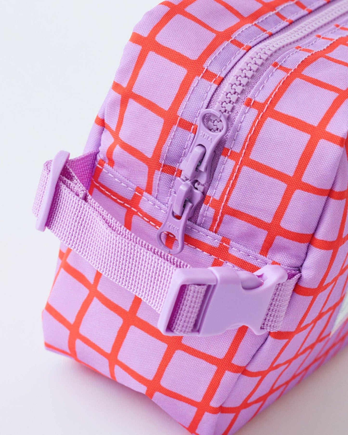 Fall Colors: Mini Cooler Bag: Black Grid